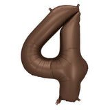 Party Deco 33 inch Brown Helium Inflated Balloon