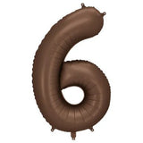 Party Deco 33 inch Brown Helium Inflated Balloon