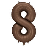 Party Deco 33 inch Brown Helium Inflated Balloon