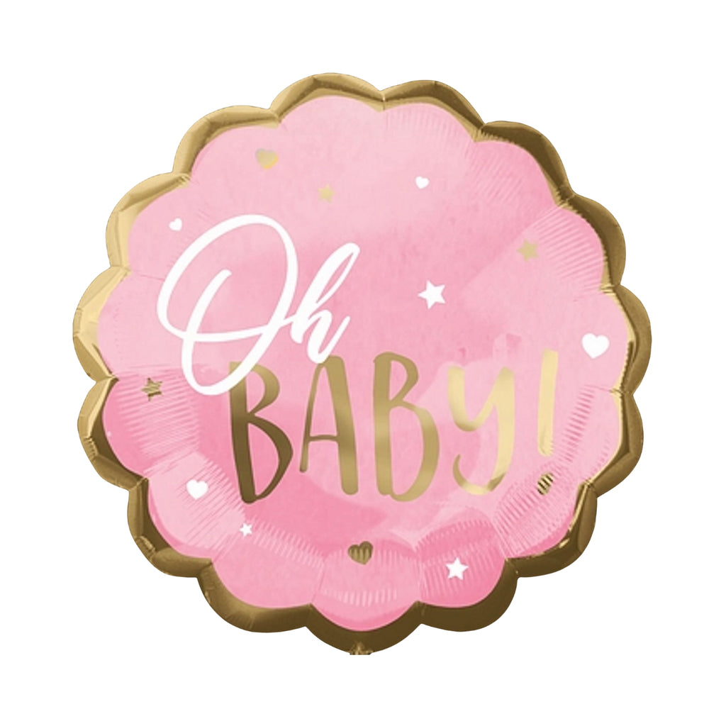 Pink Baby Girl 28" Helium Inflated Foil Balloon