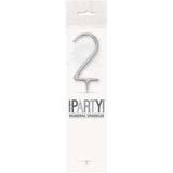 Sparkler 7" Number 2 Candle