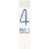 Sparkler 7" Number 4 Candle
