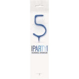 Sparkler 7" Number 5 Candle