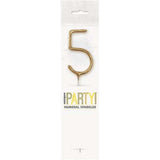 Sparkler 7" Number 5 Candle