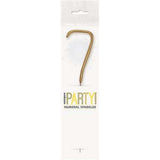 Sparkler 7" Number 7 Candle