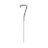 Sparkler 7" Number 7 Candle