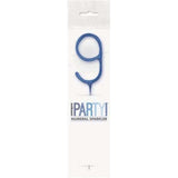 Sparkler 7" Number 9 Candle