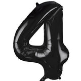 Unique 34 inch Black Helium Inflated Balloon