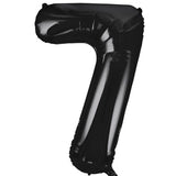 Unique 34 inch Black Helium Inflated Balloon
