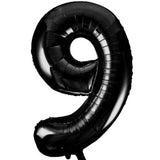 Unique 34 inch Black Helium Inflated Balloon