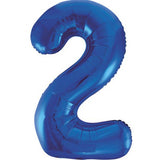 Unique 34 inch Blue Helium Inflated Balloon