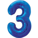 Unique 34 inch Blue Helium Inflated Balloon