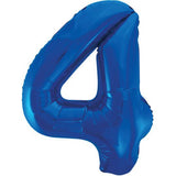 Unique 34 inch Blue Helium Inflated Balloon