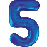 Unique 34 inch Blue Helium Inflated Balloon