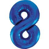 Unique 34 inch Blue Helium Inflated Balloon