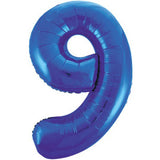 Unique 34 inch Blue Helium Inflated Balloon