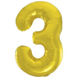 Unique 34 inch Gold Helium Inflated Balloon