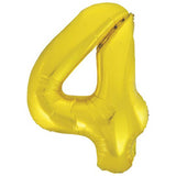 Unique 34 inch Gold Helium Inflated Balloon
