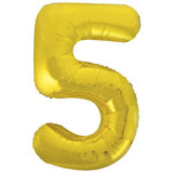 Unique 34 inch Gold Helium Inflated Balloon