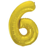 Unique 34 inch Gold Helium Inflated Balloon