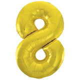 Unique 34 inch Gold Helium Inflated Balloon