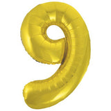 Unique 34 inch Gold Helium Inflated Balloon