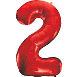 Unique 34 inch Red Helium Inflated Balloon