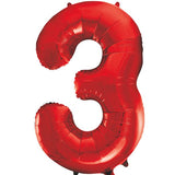 Unique 34 inch Red Helium Inflated Balloon