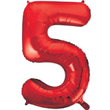 Unique 34 inch Red Helium Inflated Balloon