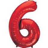 Unique 34 inch Red Helium Inflated Balloon