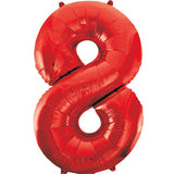 Unique 34 inch Red Helium Inflated Balloon