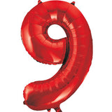 Unique 34 inch Red Helium Inflated Balloon