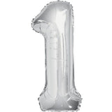 Unique 34 inch Silver Helium Inflated Balloon