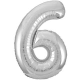 Unique 34 inch Silver Helium Inflated Balloon